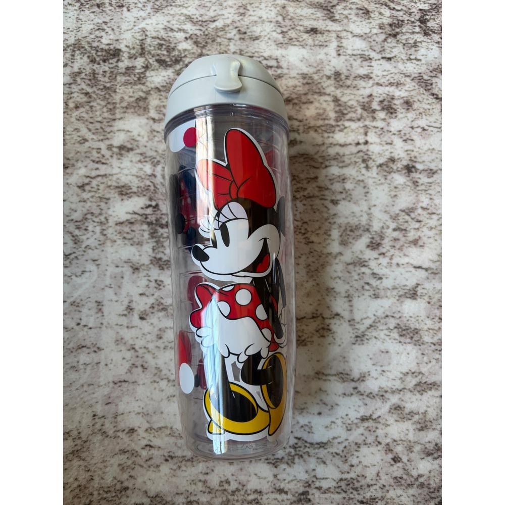 Tervis Minnie Mouse 24 ounce Insulated Travel Tumbler Polka Dot Dress Bow